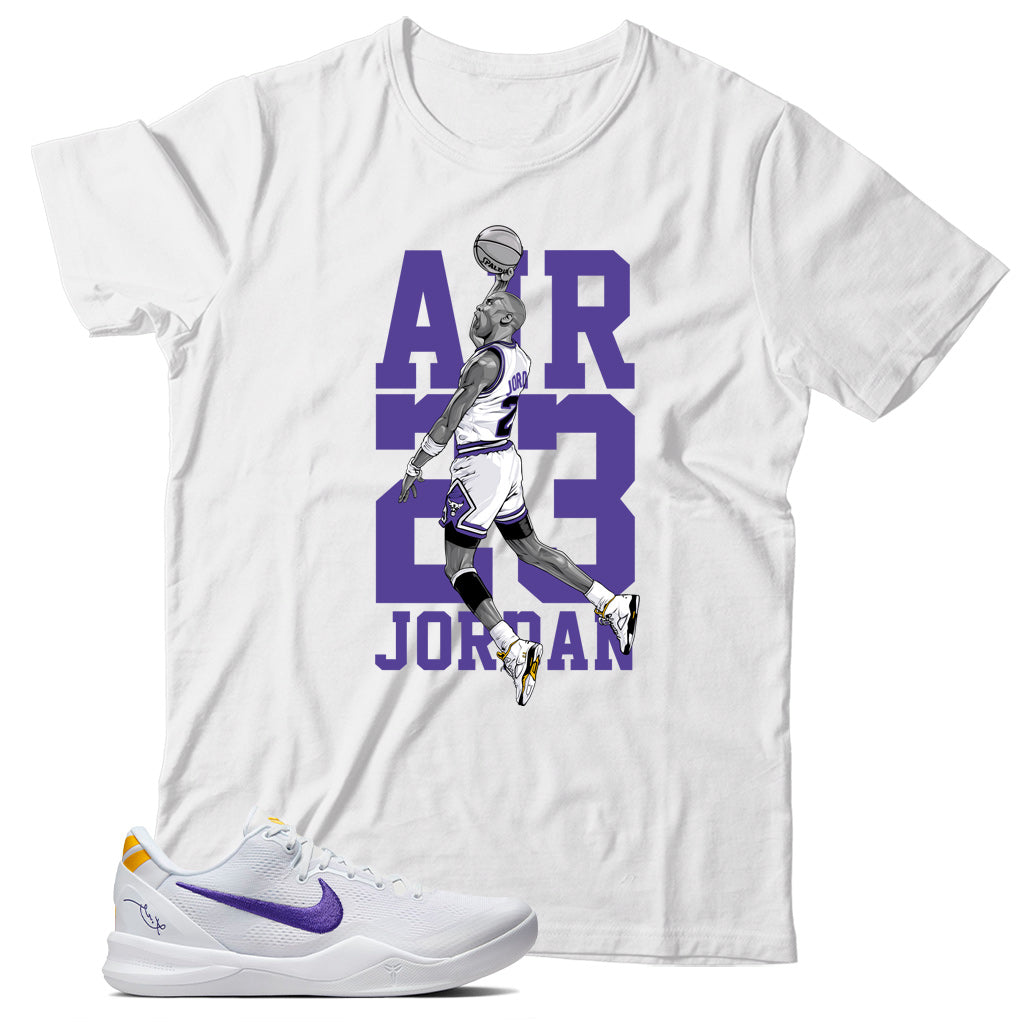 Kobe 8 Protro Lakers Home shirt