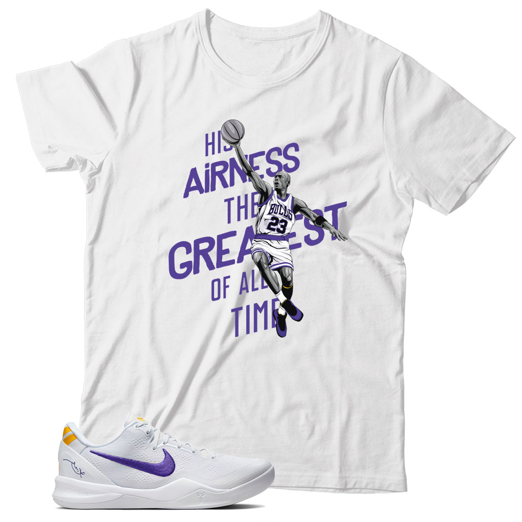 Kobe 8 Protro Lakers Home shirt