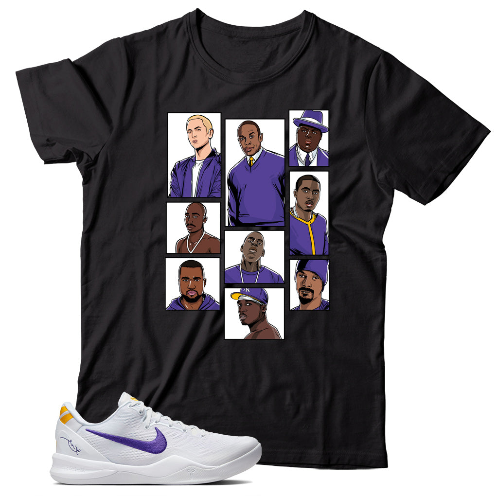 Kobe 8 Protro Lakers Home shirt