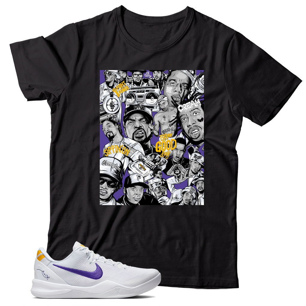 Kobe 8 Protro Lakers Home shirt