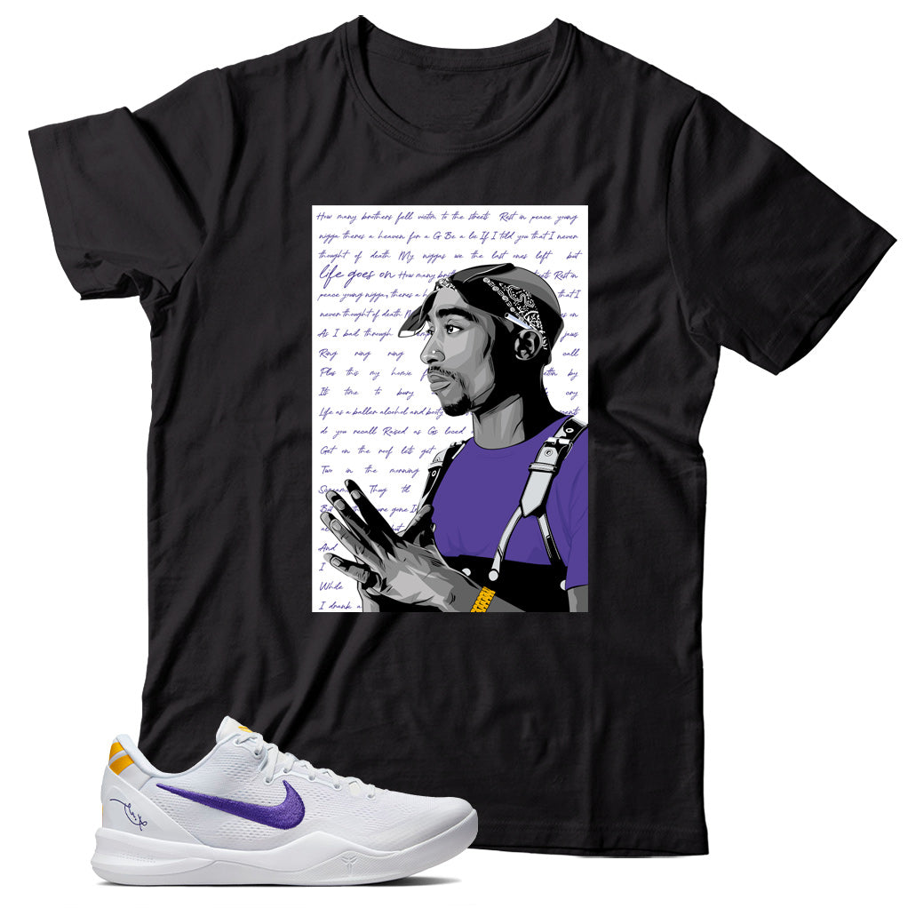 Kobe 8 Protro Lakers Home shirt