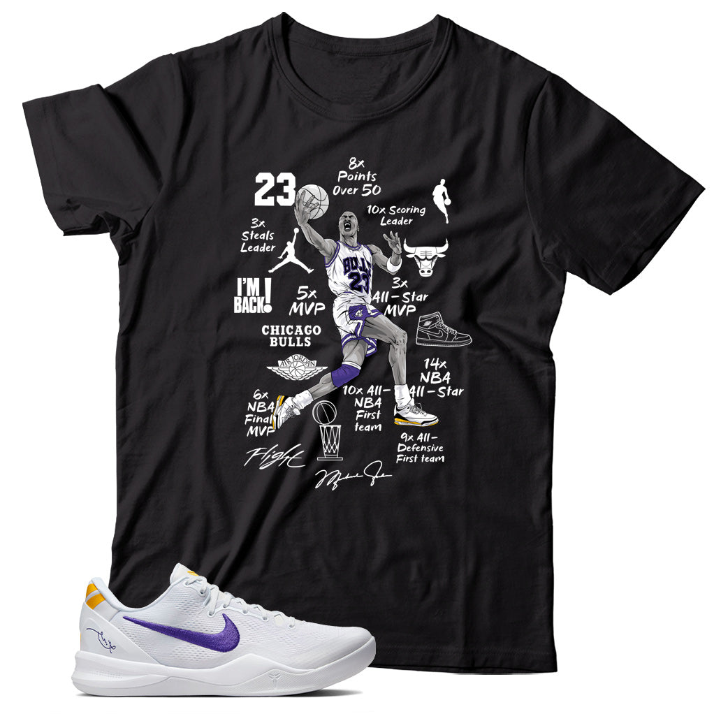 Kobe 8 Protro Lakers Home shirt