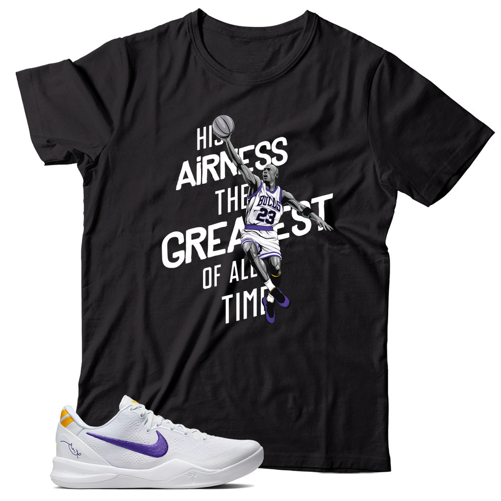 Kobe 8 Protro Lakers Home shirt