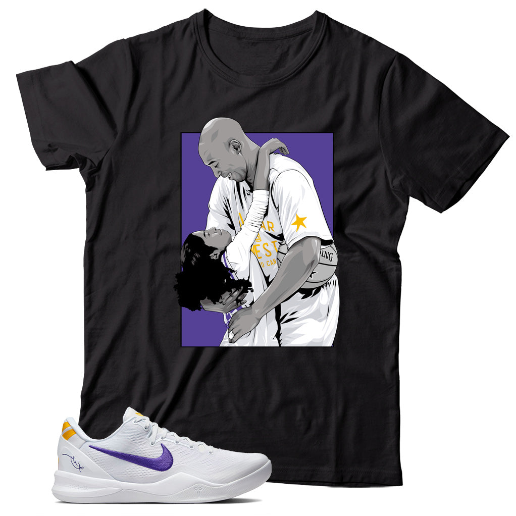 Kobe 8 Protro Lakers Home shirt