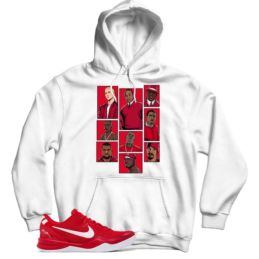 Kobe 8 Protro University Red hoodie