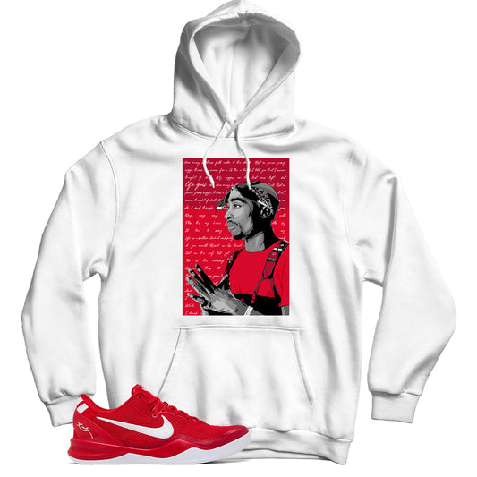 Kobe 8 Protro University Red hoodie