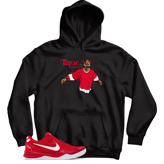 Kobe 8 Protro University Red hoodie