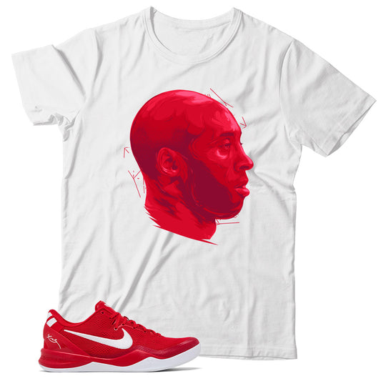 Kobe 8 Protro University Red shirt