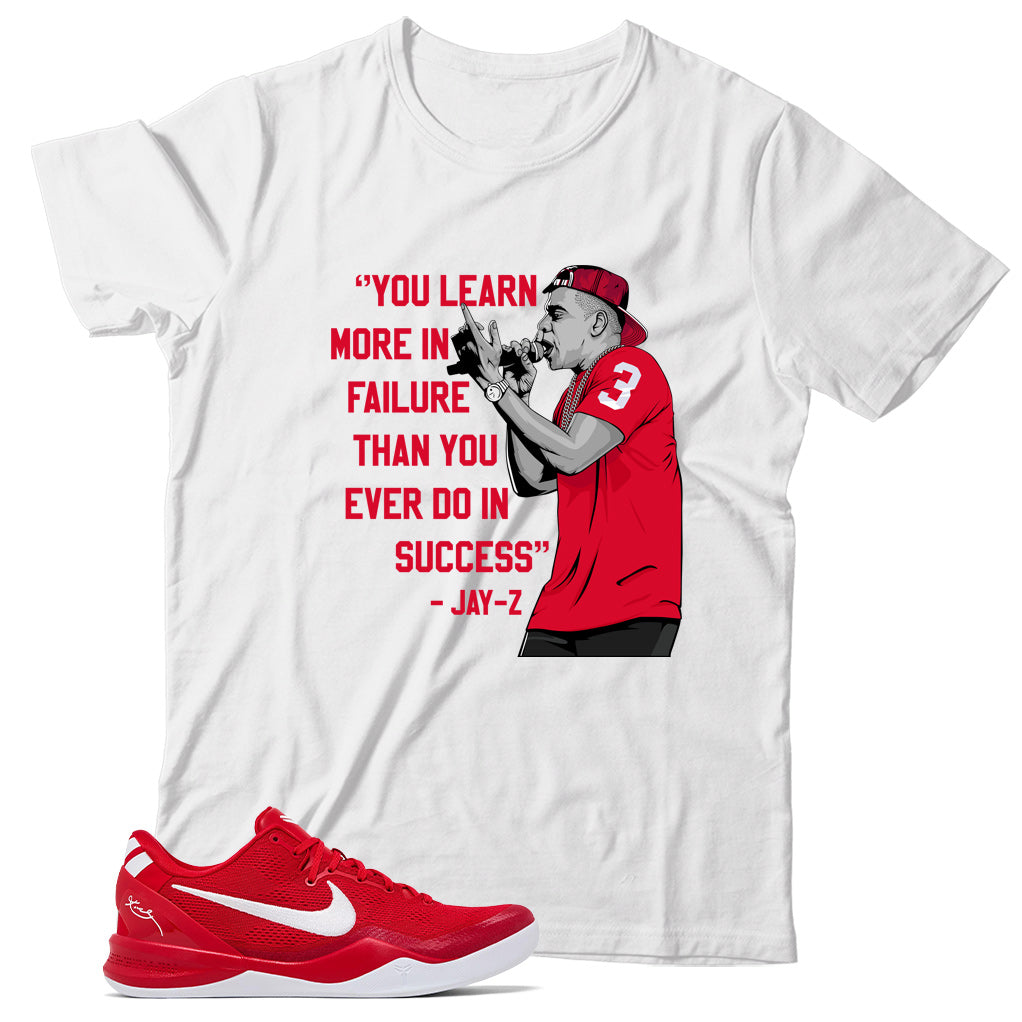 Kobe 8 Protro University Red shirt