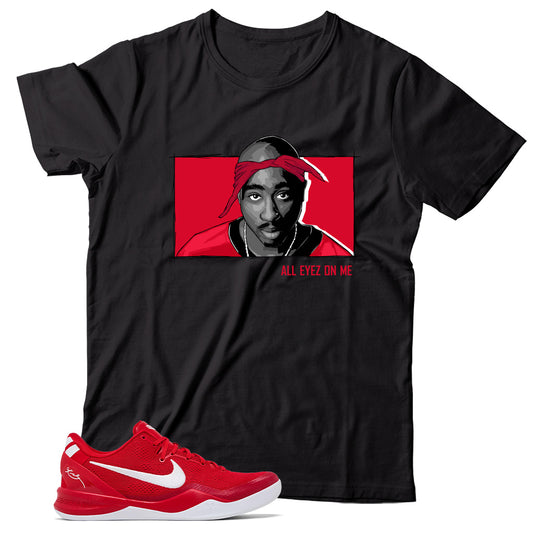 2P T-Shirt Match Nike Kobe 8 Protro University Red