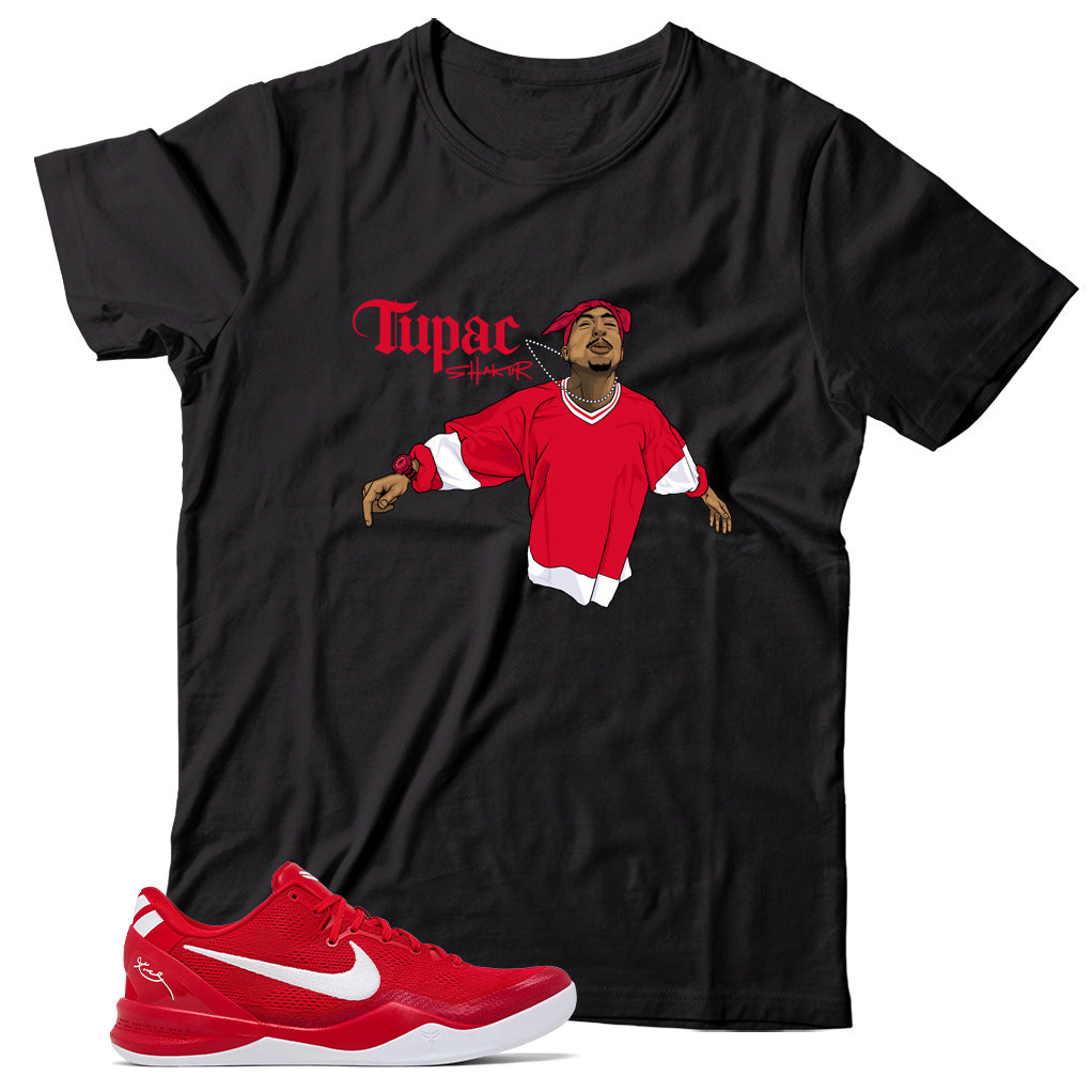 Shirt Match Nike Kobe 8 Protro University Red