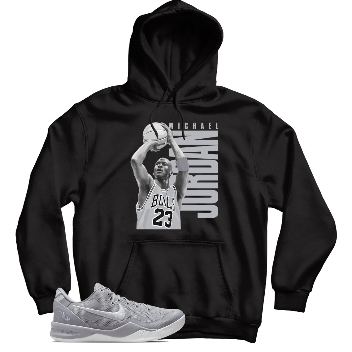 Kobe 8 Protro Wolf Grey hoodie