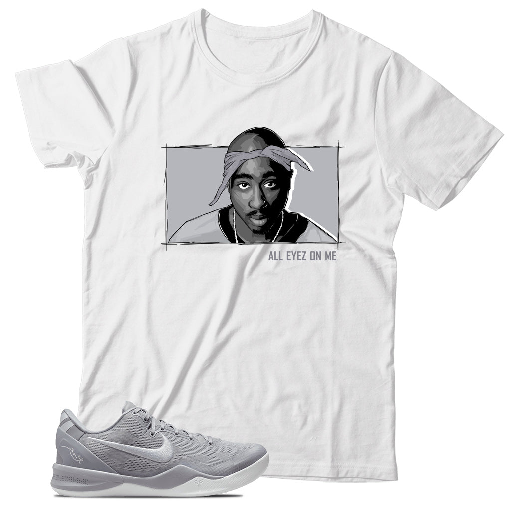 Shirt Match Nike Kobe 8 Protro Wolf Grey