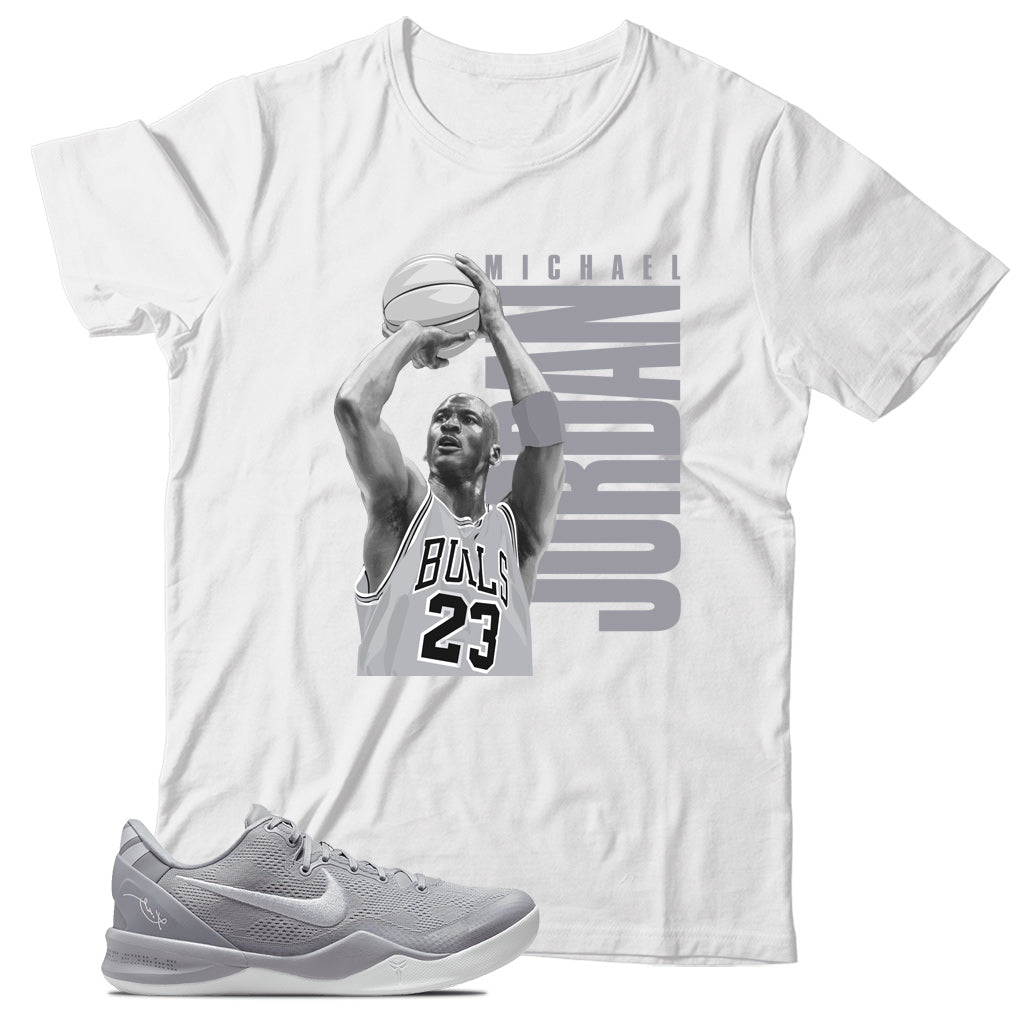 Kobe 8 Protro Wolf Grey shirt