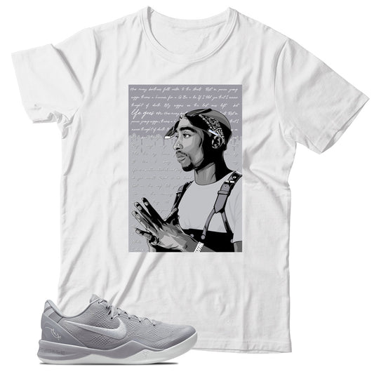 Shirt Match Nike Kobe 8 Protro Wolf Grey