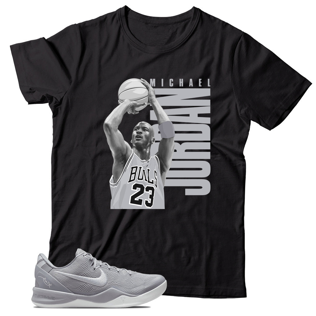 Kobe 8 Protro Wolf Grey shirt