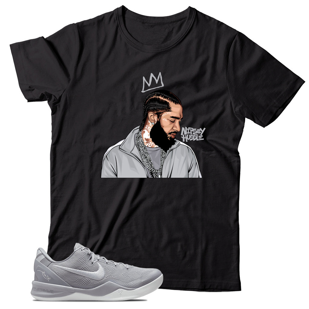 Kobe 8 Protro Wolf Grey shirt