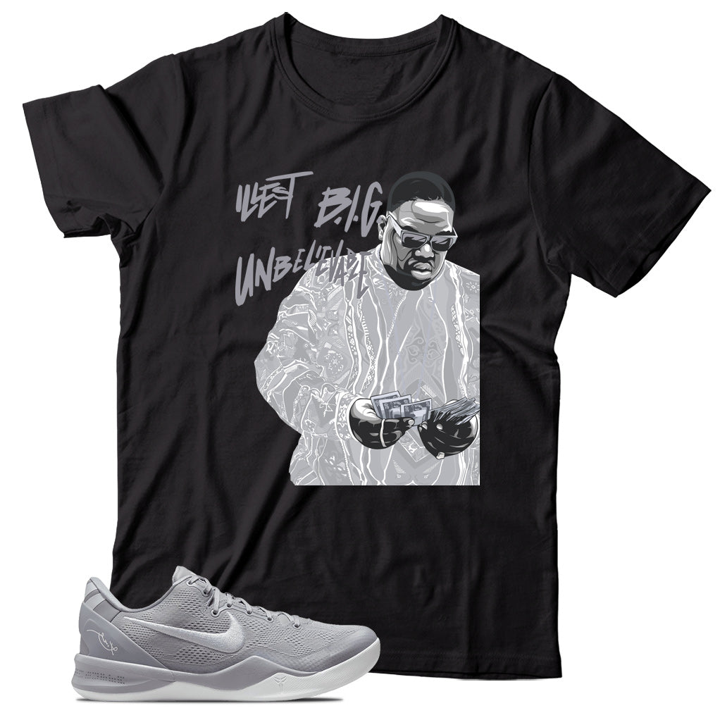 Kobe 8 Protro Wolf Grey shirt