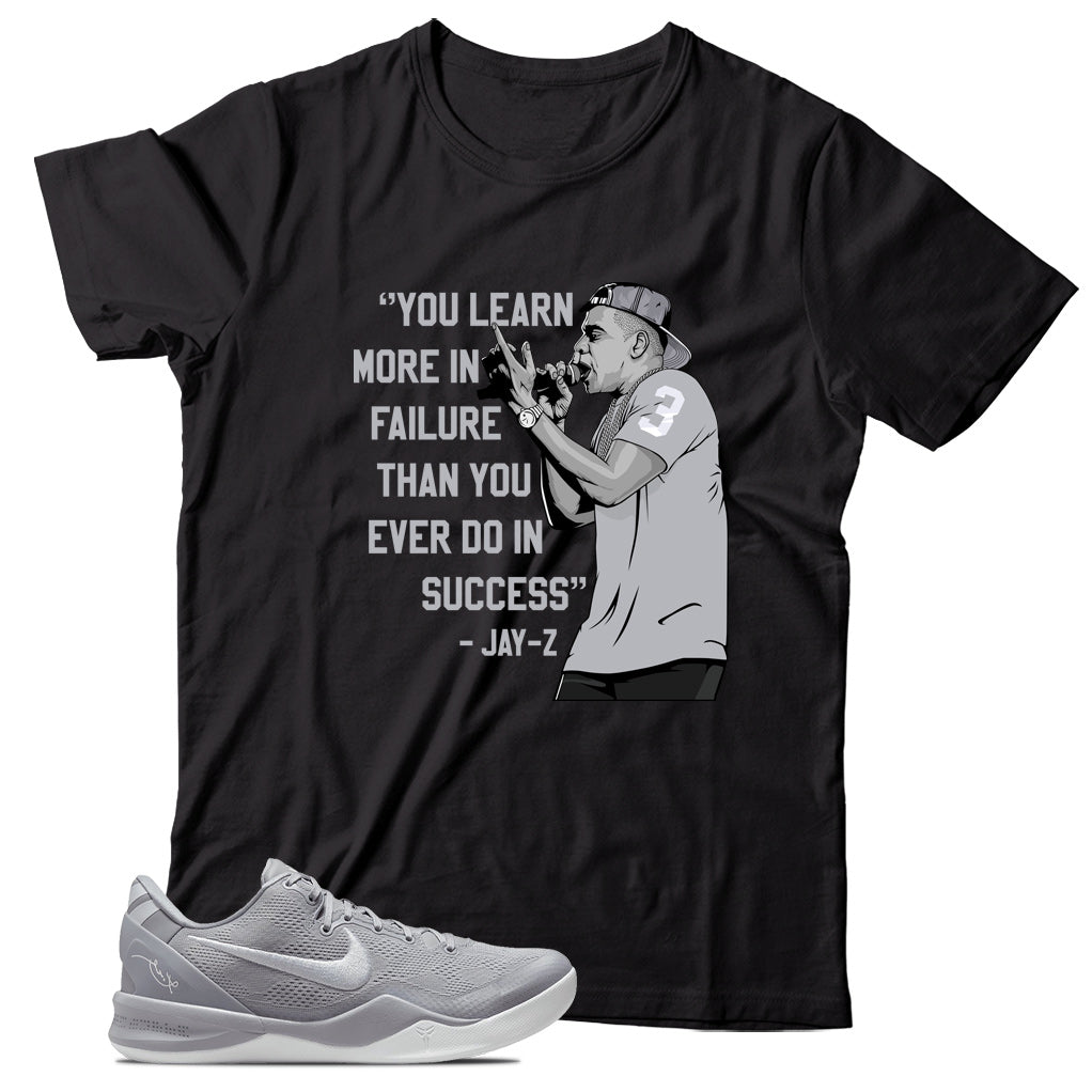 Kobe 8 Protro Wolf Grey shirt