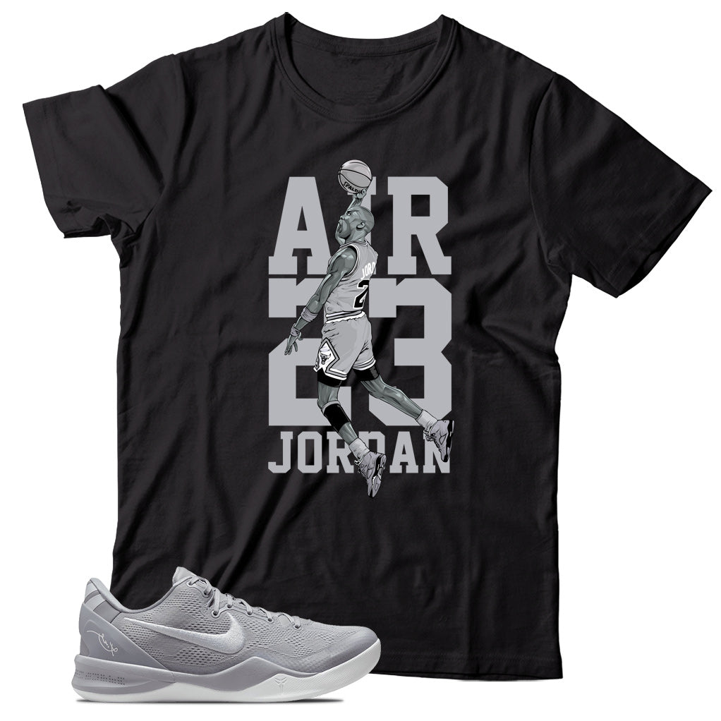 Kobe 8 Protro Wolf Grey shirt