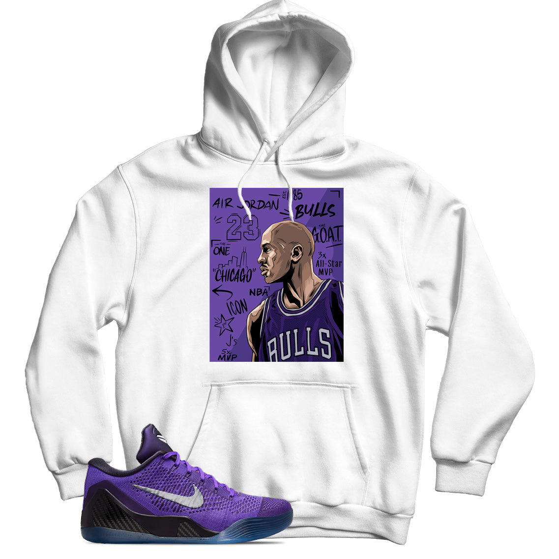 Kobe 9 Elite Low Protro Moonwalker hoodie