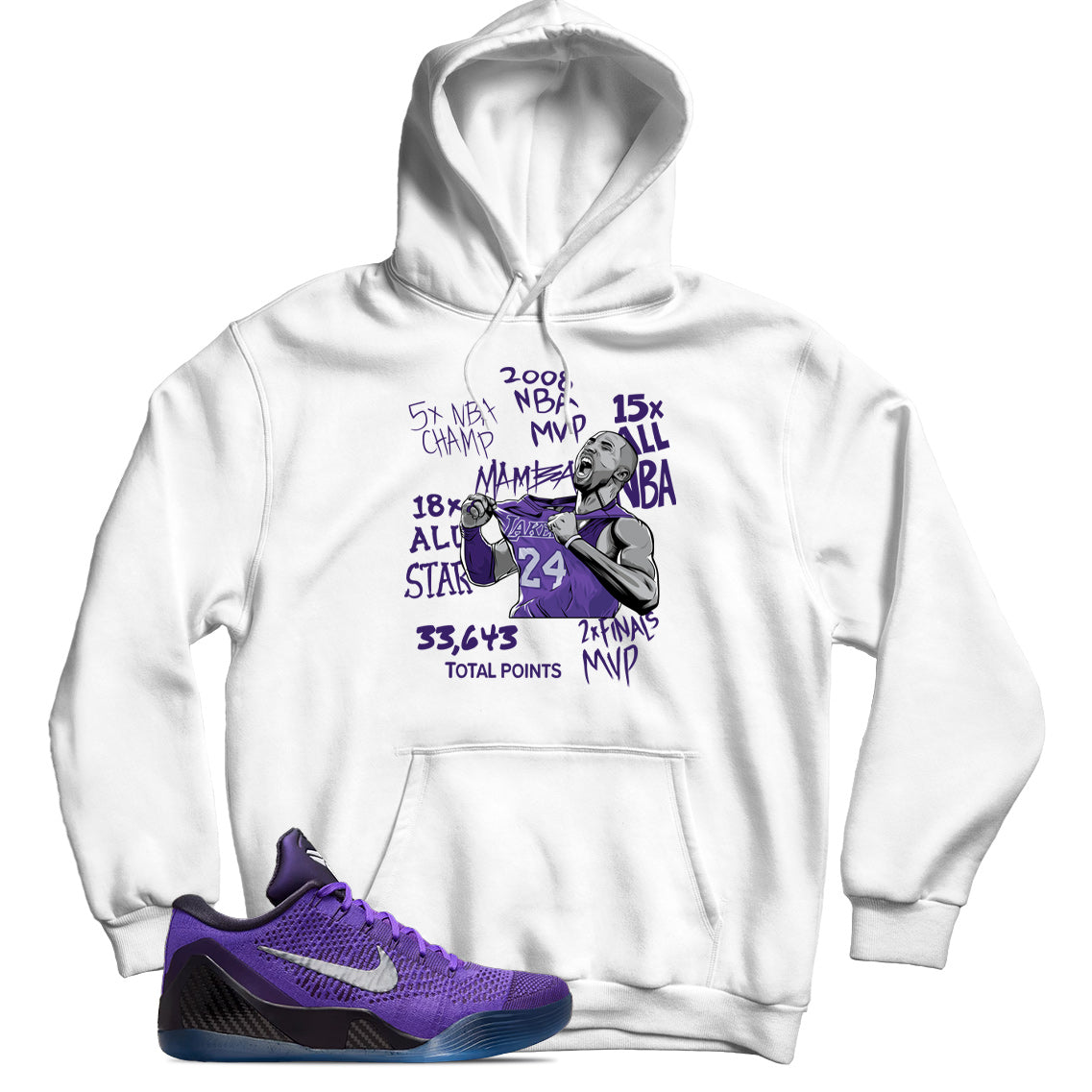 Kobe 9 Elite Low Protro Moonwalker hoodie