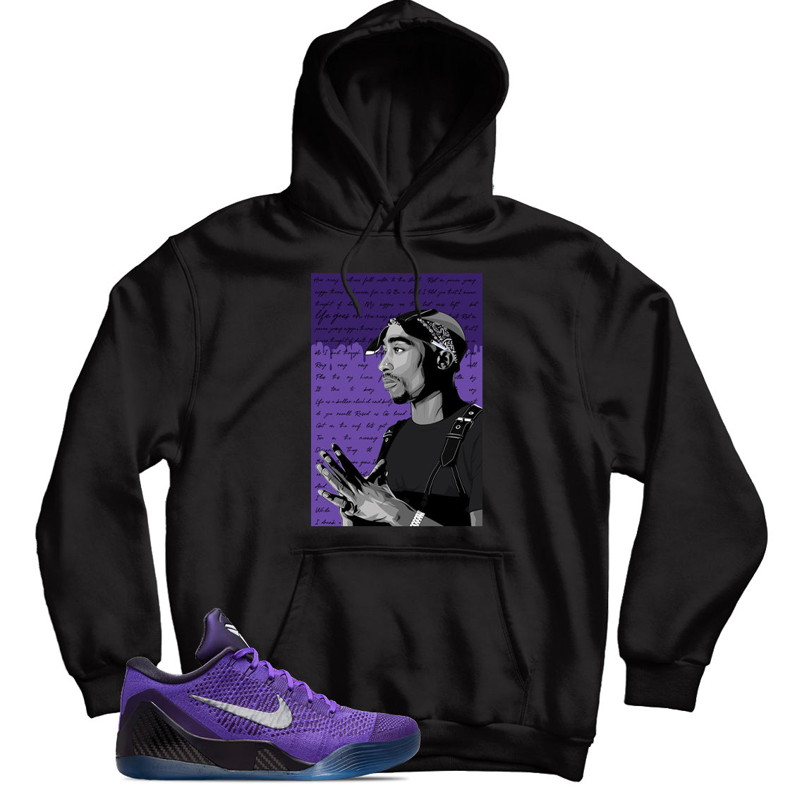 Kobe 9 Elite Low Protro Moonwalker hoodie