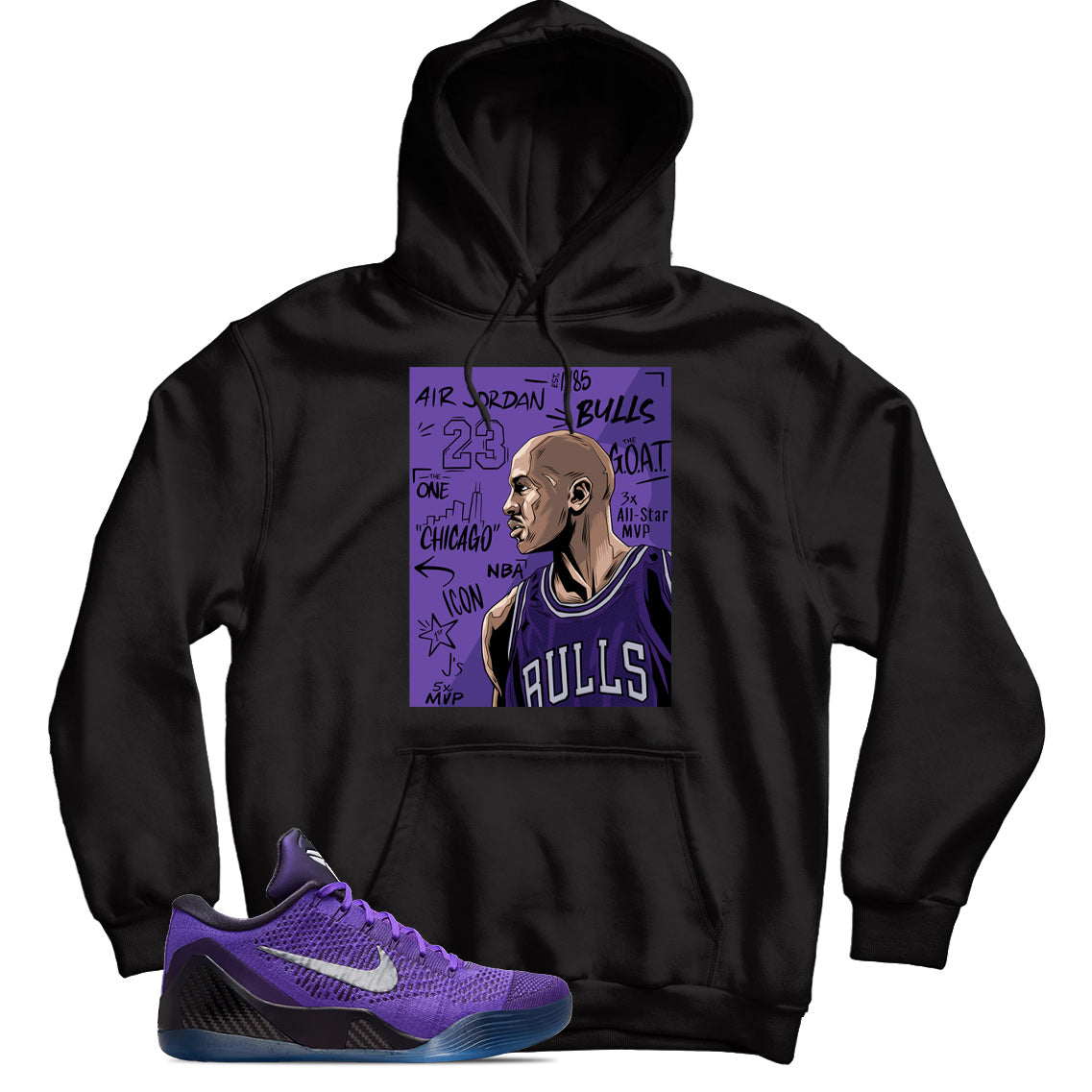 Kobe 9 Elite Low Protro Moonwalker hoodie
