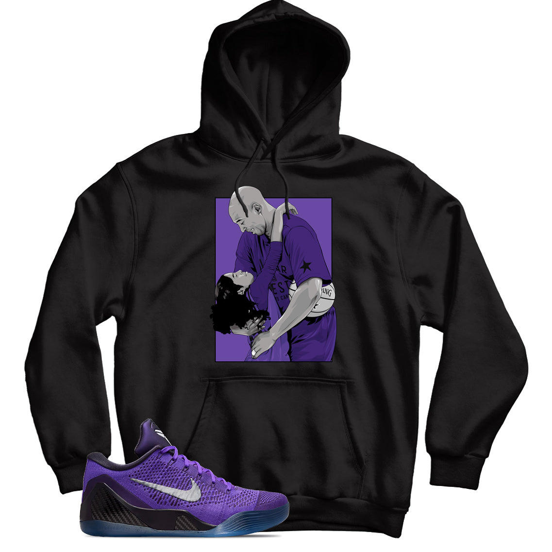 Kobe 9 Elite Low Protro Moonwalker hoodie