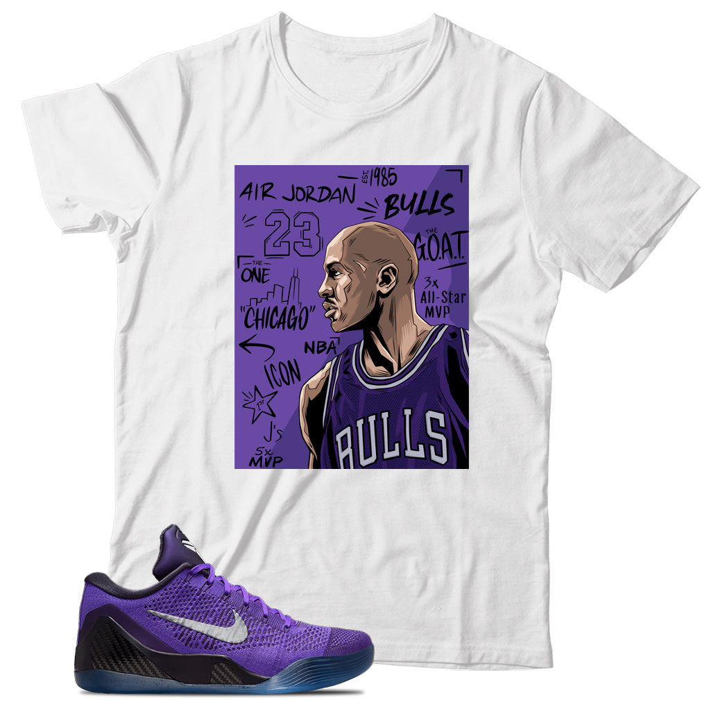 Kobe 9 Elite Low Protro Moonwalker shirt