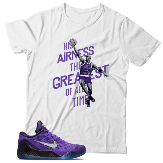 Kobe 9 Elite Low Protro Moonwalker shirt