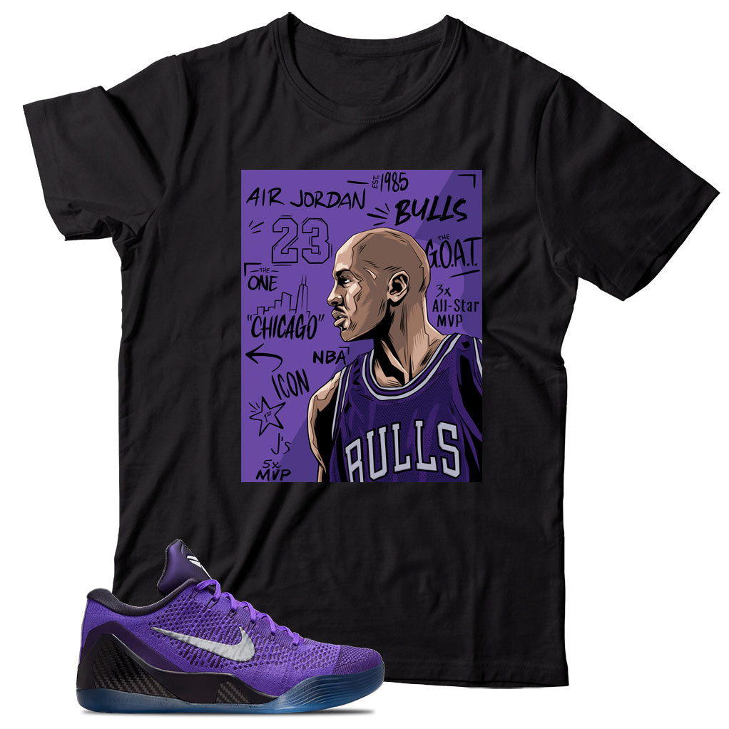Kobe 9 Elite Low Protro Moonwalker shirt
