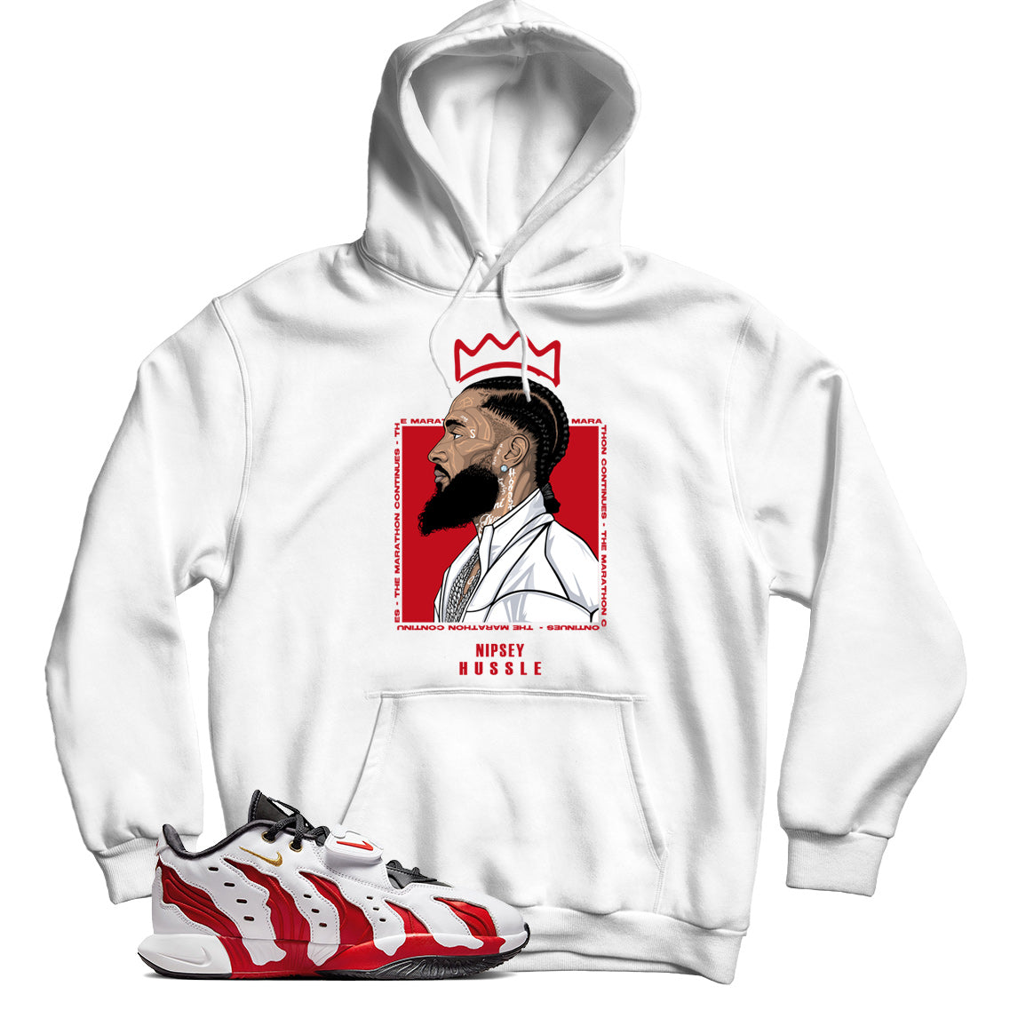 LeBron 21 Prime 96 Varsity Red hoodie