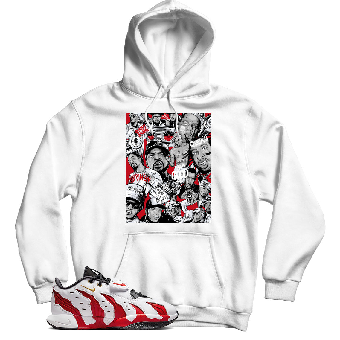 LeBron 21 Prime 96 Varsity Red hoodie