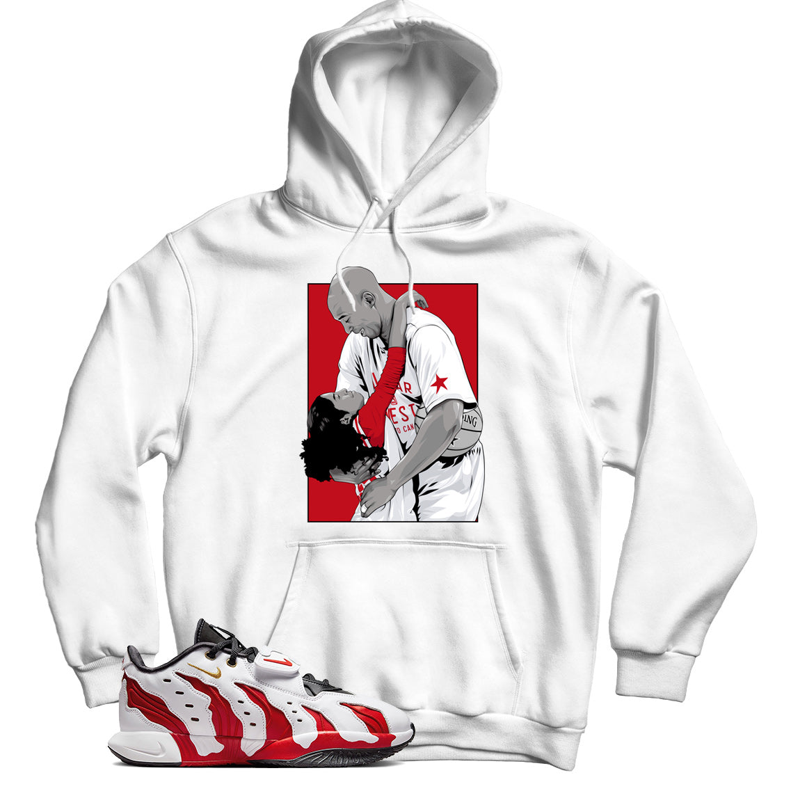 LeBron 21 Prime 96 Varsity Red hoodie