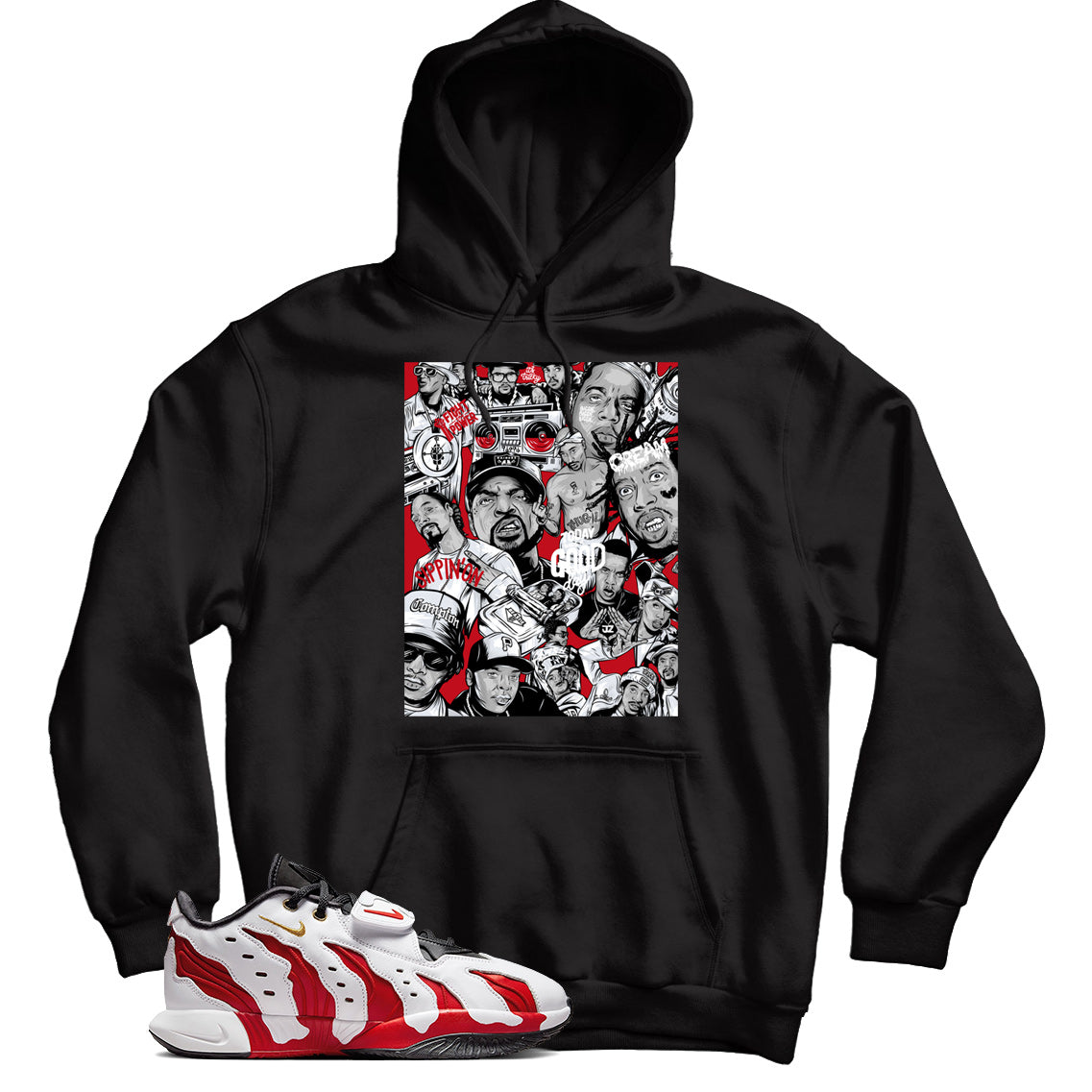 LeBron 21 Prime 96 Varsity Red hoodie