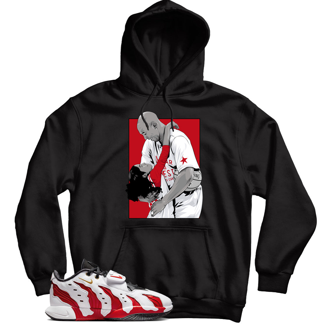 LeBron 21 Prime 96 Varsity Red hoodie