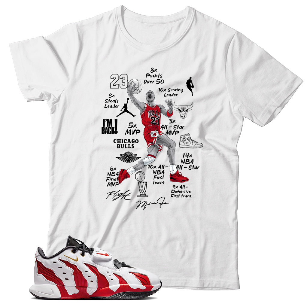 LeBron 21 Prime 96 Varsity Red shirt