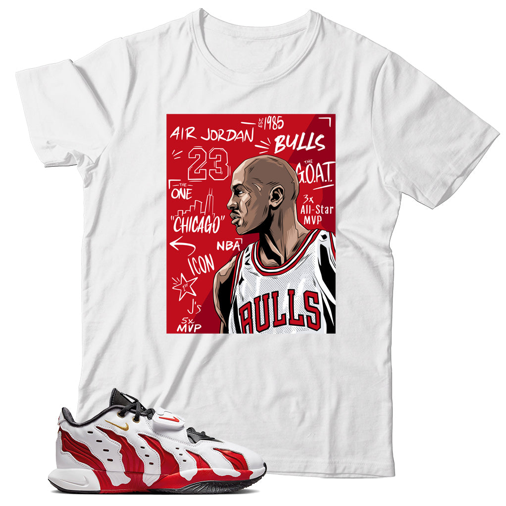 LeBron 21 Prime 96 Varsity Red shirt