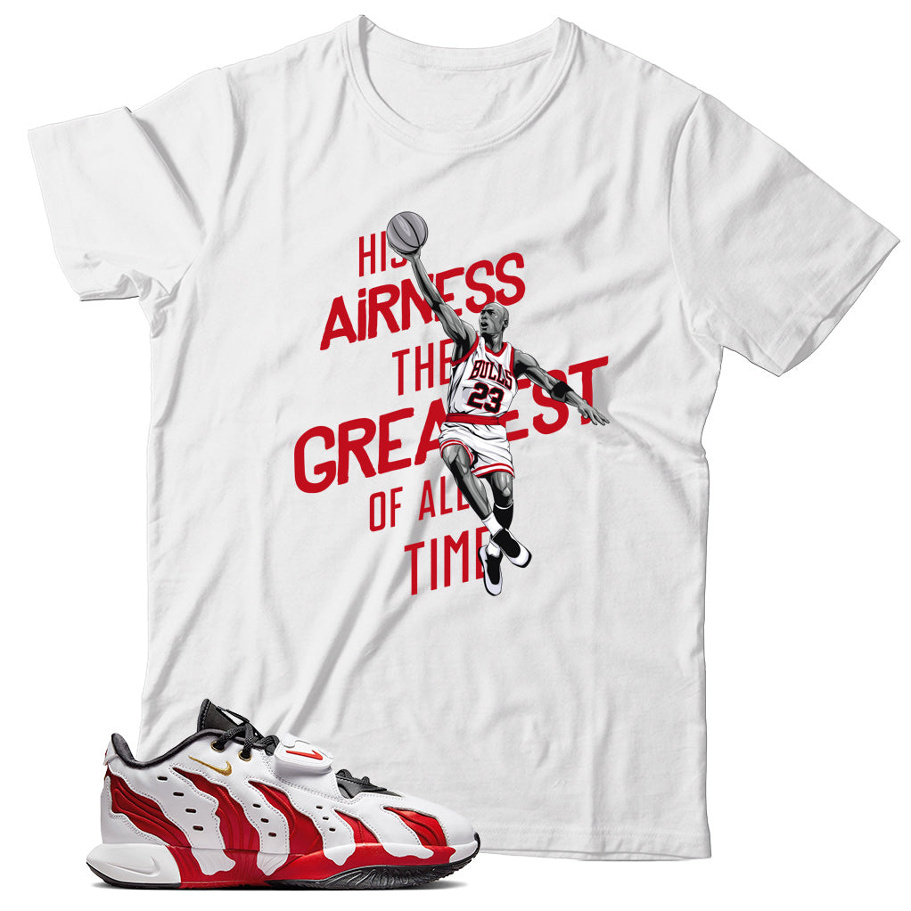 LeBron 21 Prime 96 Varsity Red shirt