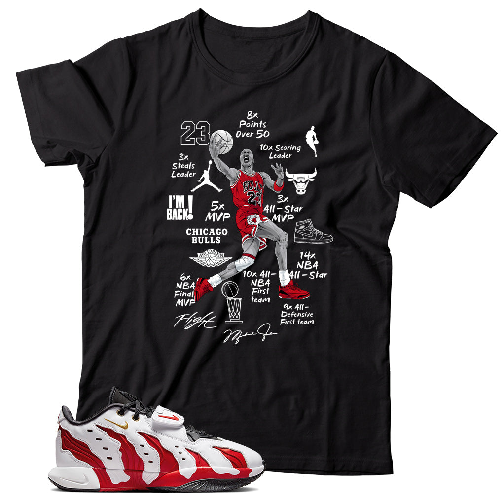 LeBron 21 Prime 96 Varsity Red shirt