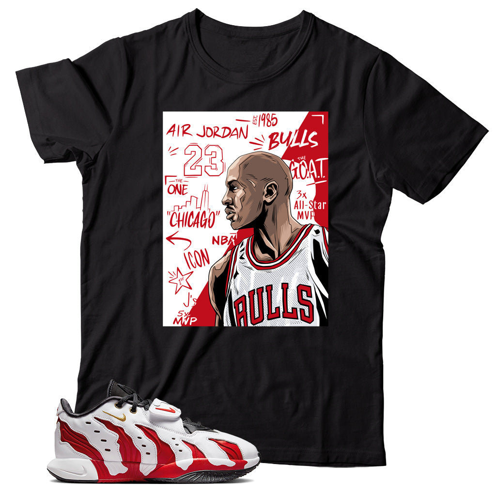 LeBron 21 Prime 96 Varsity Red shirt