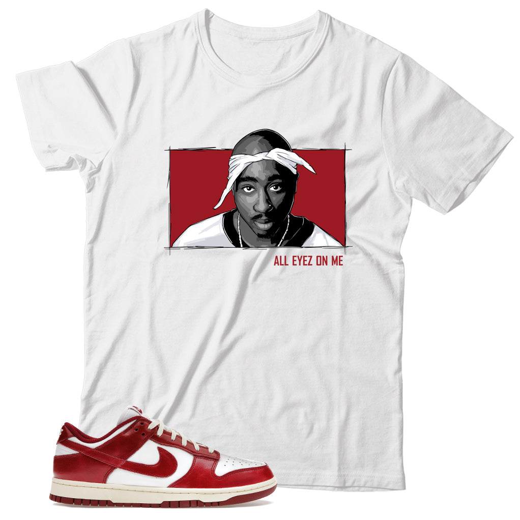 Nike Dunk Low PRM Team Red Match T-Shirt