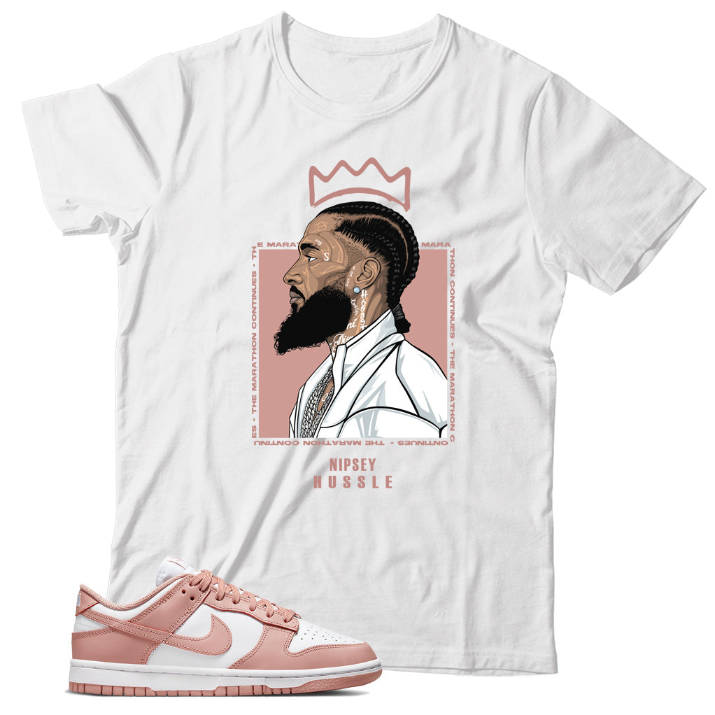 Nike Dunk Low Rose Whisper Shirt