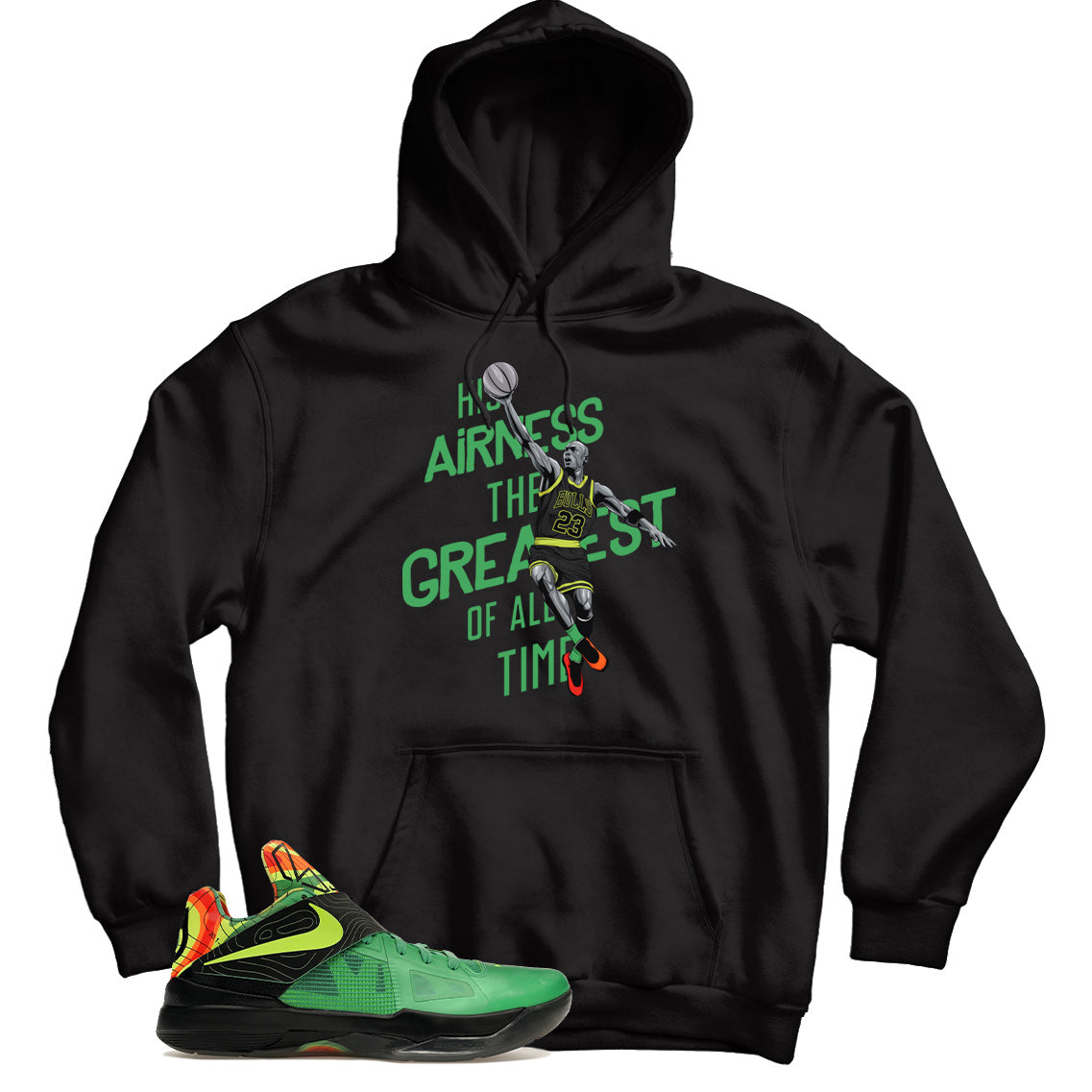 Nike Zoom KD 4 Weatherman hoodie