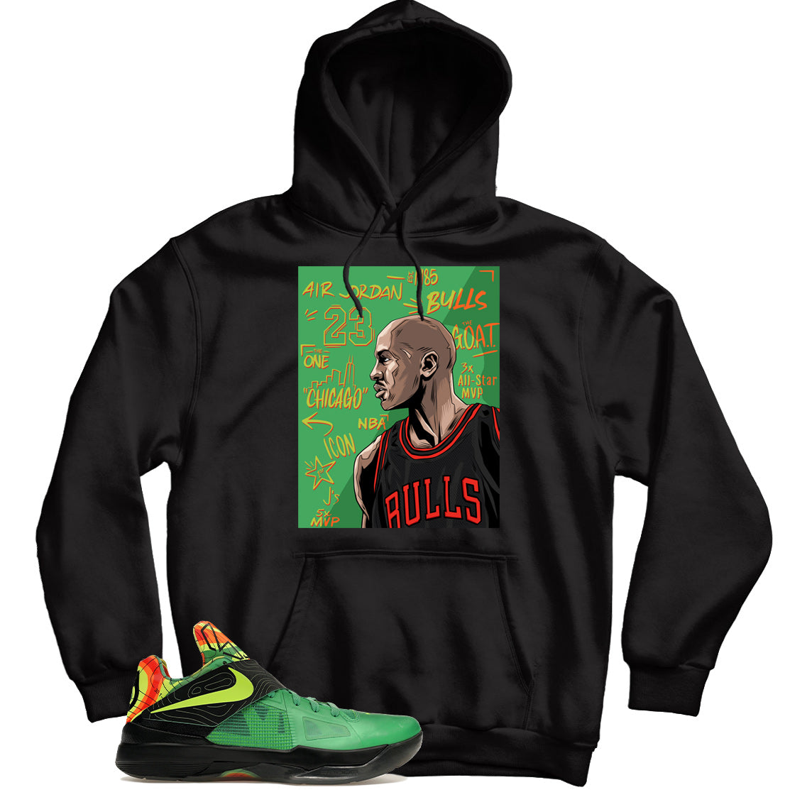 Nike Zoom KD 4 Weatherman hoodie