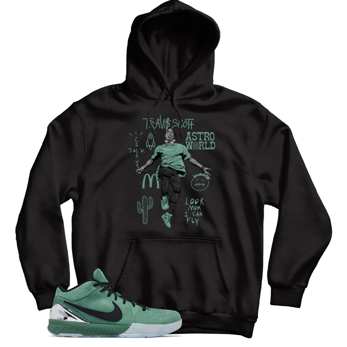 Hoodie Match Nike Zoom Kobe 4 Protro Girl Dad