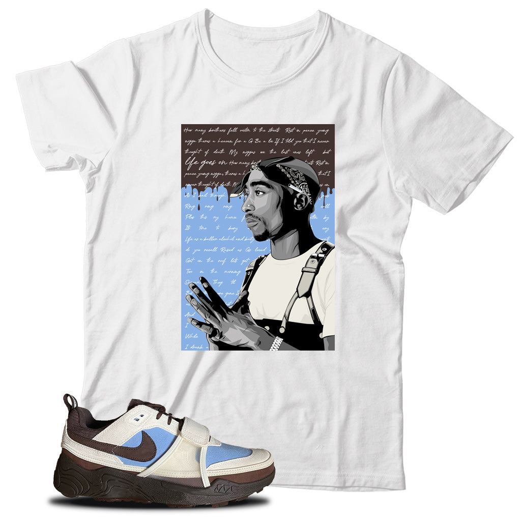 Nike Zoom Field Jaxx Travis Scott Leche Blue shirt