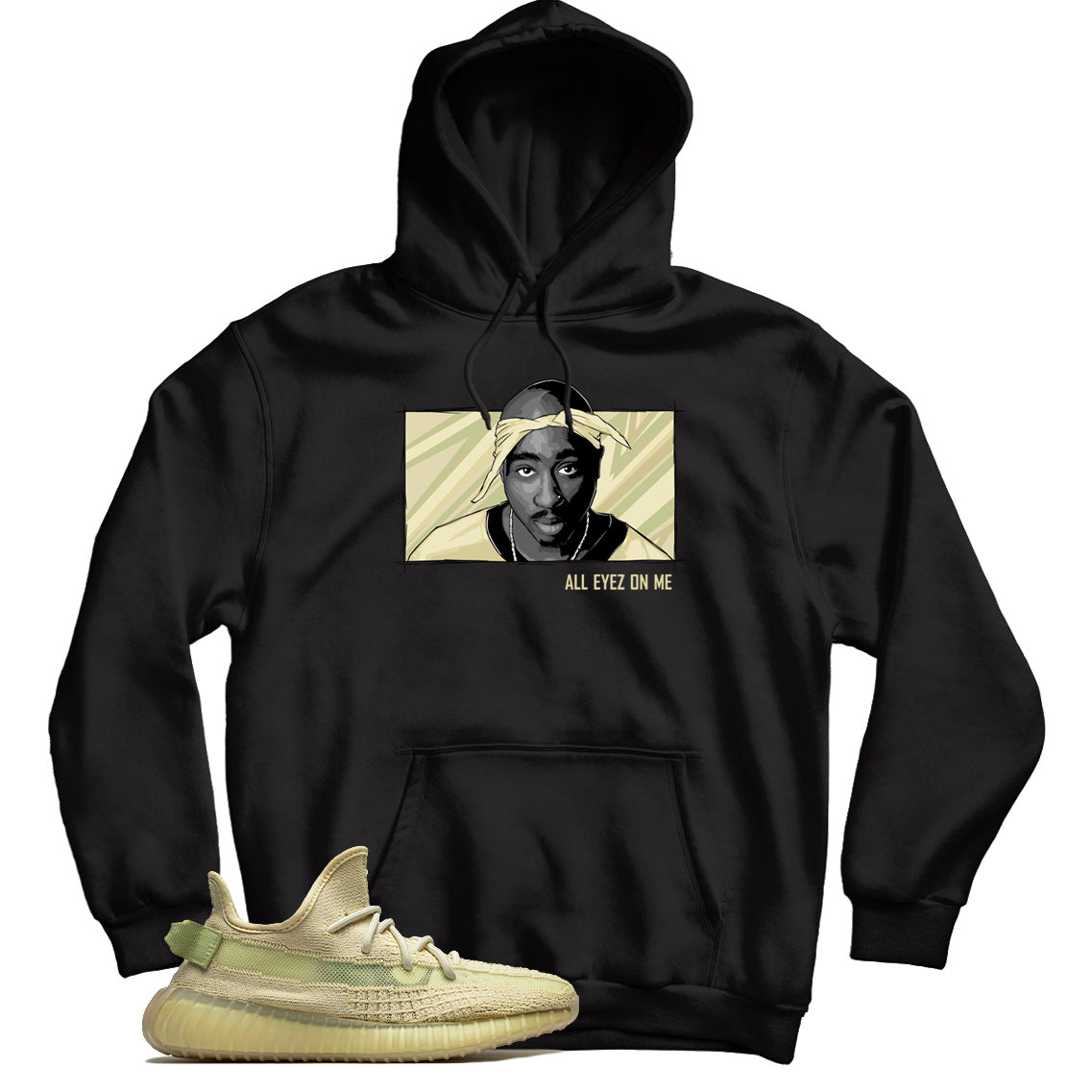 Hoodie Match Yeezy 350 Flax