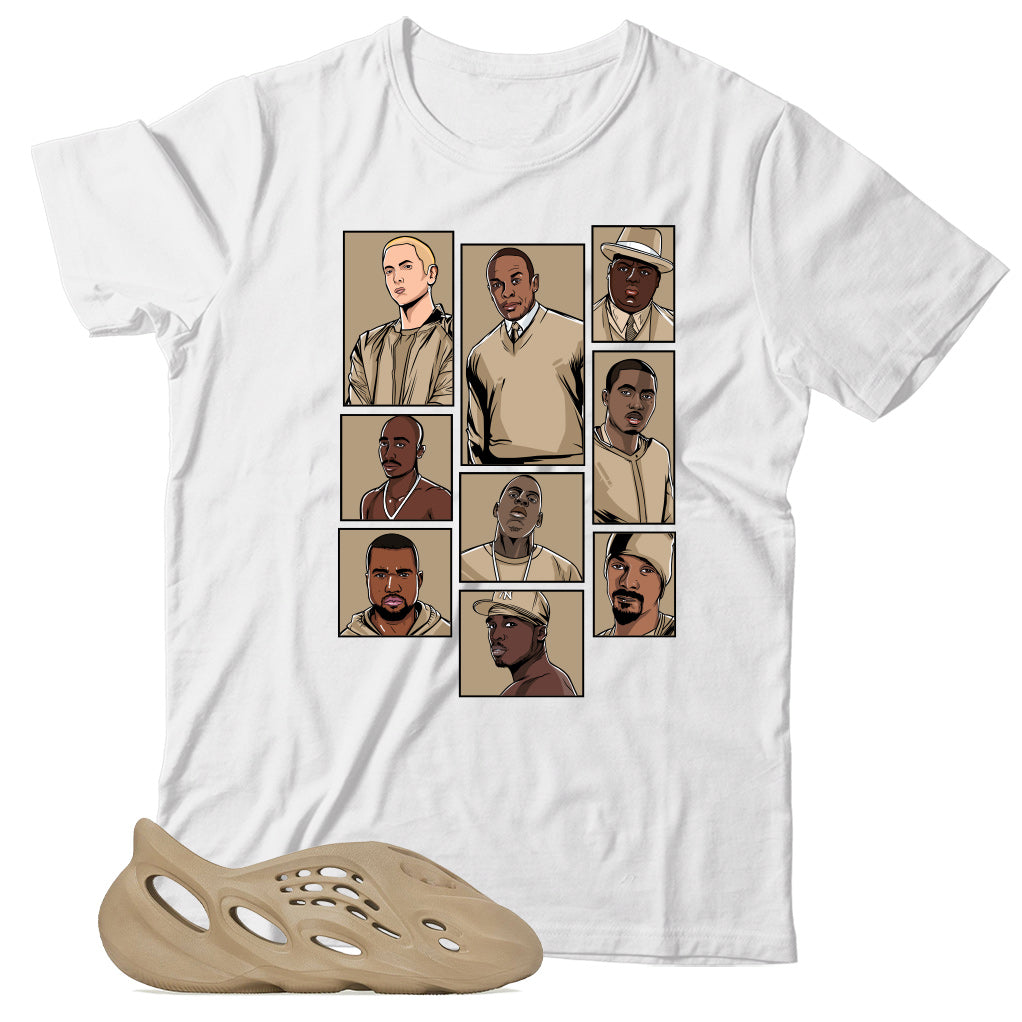 Yeezy Foam Runner Clay Taupe shirt